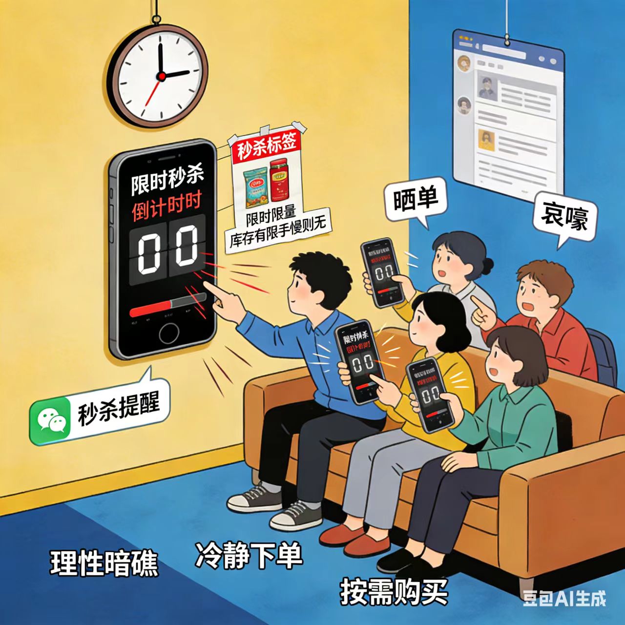 周末限时秒杀特惠热门商品库存有限手慢则无