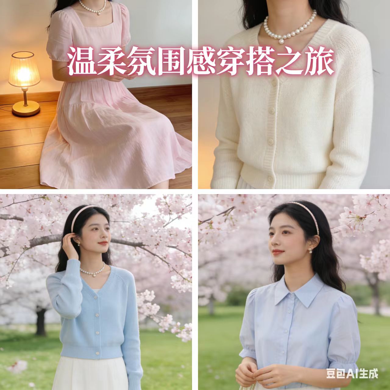 精选温柔风女装日常穿搭超显气质轻松打造氛围感美女